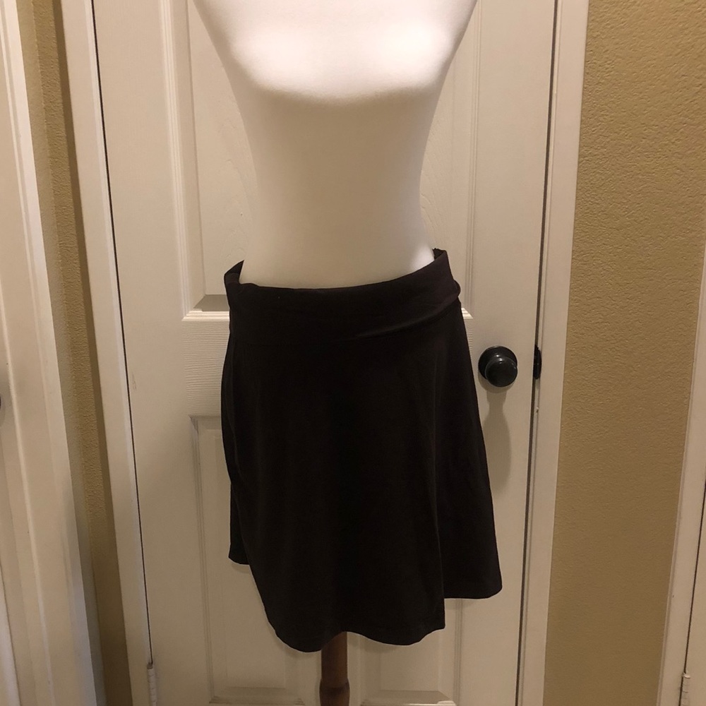 Merona chocolate brown skirt in EUC